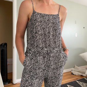 Banana Republic full length patterned jumpsuit